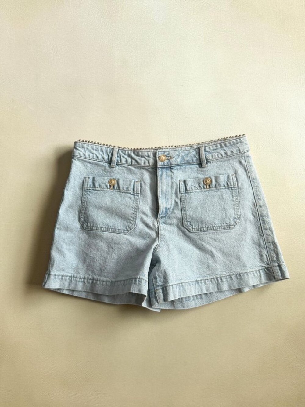 ANN TAYLOR LOFT Light Wash Denim Shorts Size 8